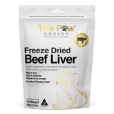 25% OFF: The Paw Grocer Beef Liver Freeze-Dried Treats For Cats & Dogs 90g