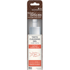 15% OFF: Tropiclean Enticers Seafood Medley Flavor Teeth Cleaning Gel For Cats 2oz