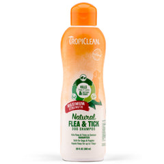 15% OFF: Tropiclean Natural Flea & Tick Maximum Strength Dog Shampoo 20oz