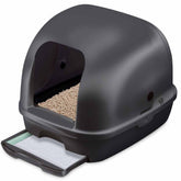 12% OFF: Unicharm Deo Toilet Full Cover Cat Litter Box (Dark Grey)