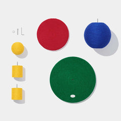 VETRESKA Chroma Cat Scratcher Post (Playful Ball)