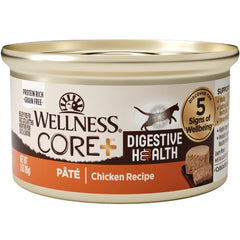 Wellness Core+ Digestive Health Chicken Pate Grain-Free Canned Cat Food 85g