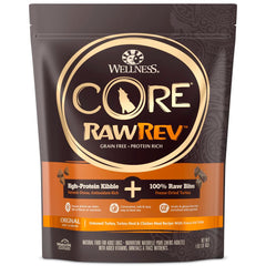 '$30 OFF 10lb(Exp 17Apr26) + FREE TREAT': Wellness CORE RawRev Original Adult Grain-Free Dry Dog Food