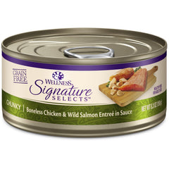 Wellness CORE Signature Selects Chunky Chicken & Salmon Grain-Free Canned Cat Food