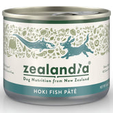 15% OFF (Exp 13Feb26) : Zealandia Wild Hoki Fish Pate Grain-Free Adult Canned DOG Food 185g