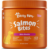 Zesty Paws Salmon Bites Salmon Flavor Dog Supplement Chews 90ct