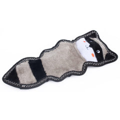 ZippyPaws Z-Stitch Skinny Peltz Raccoon Dog Toy