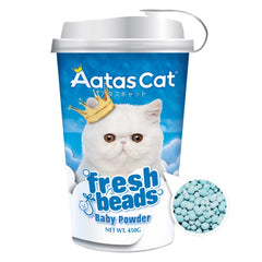 $3 OFF: Aatas Cat Litter Deodorising Fresh Beads (Baby Powder) 450g
