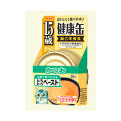 Aixia Kenko-Can Skipjack Tuna Thick Paste 15+ Years Old Senior Canned Cat Food 40g