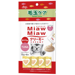 Aixia Miaw Miaw Creamy Tuna Hairball Control Liquid Cat Treats 60g