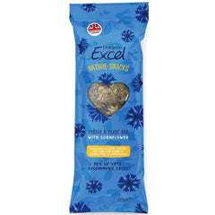 10% OFF: Burgess Excel Nature Snacks Forage & Feast Bar With Cornflower Treat For Small Animals 60g