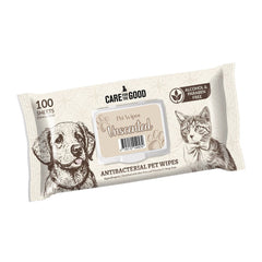 Care For The Good Antibacterial Pet Wipes For Cats & Dogs 100pc
