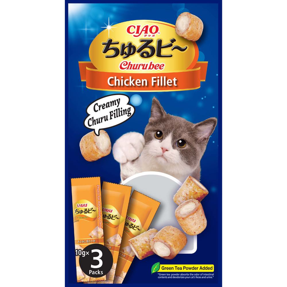 Ciao Churubee Chicken Sasami Creamy Cat Treats 30g