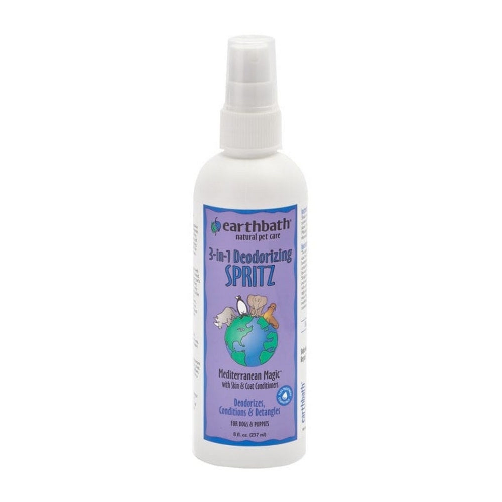 Earthbath 3-In-1 Deodorising Mediterranean Magic Spritz For Dogs 237 ml