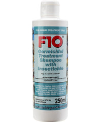 F10 Germicidal Treatment Shampoo with Insecticide 250ml