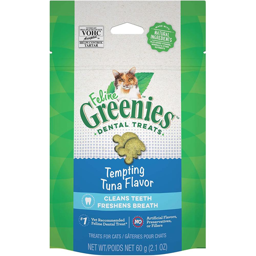 Greenies Tempting Tuna Flavor Dental Cat Treats 2.1oz