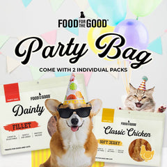 Food for the Good Party Bag Duck Fillet Treats For Cats & Dogs 400g