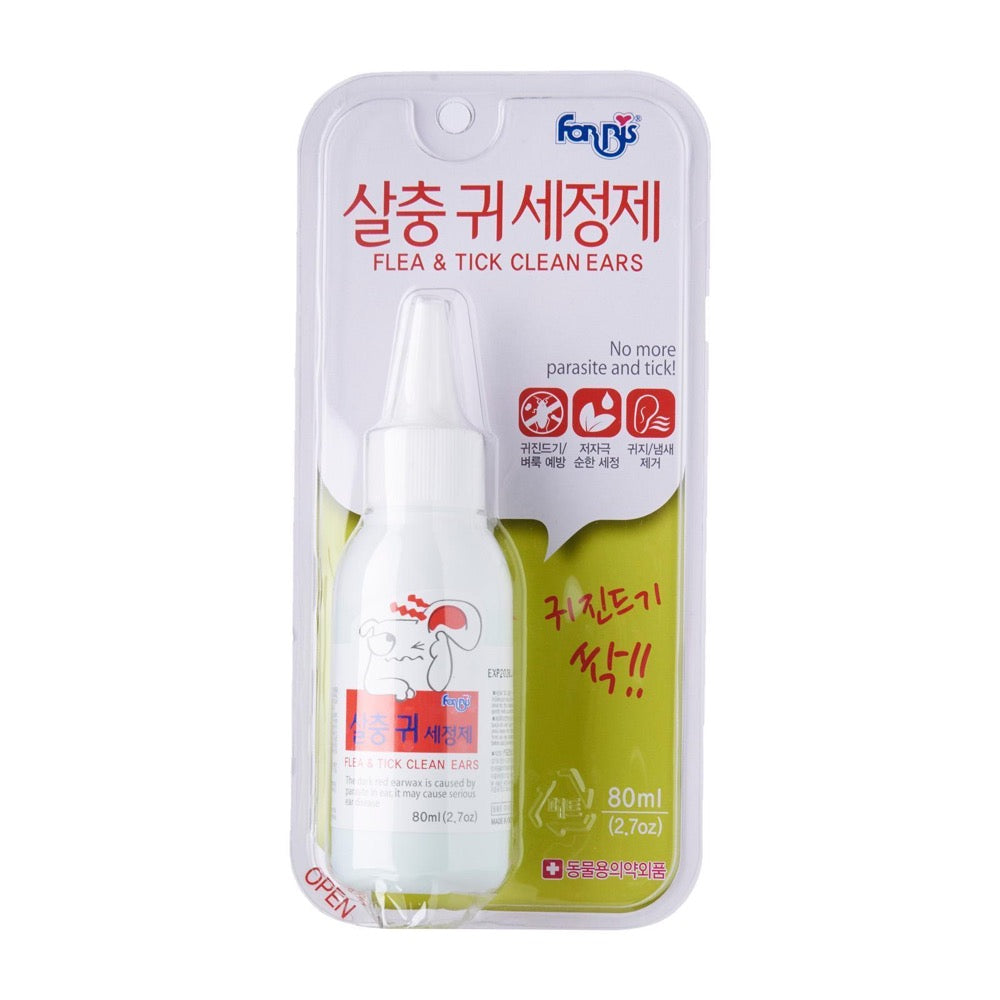 Forbis Flea & Tick Clean Ears For Dogs 80ml