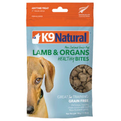 K9 Natural Healthy Bites Lamb & Organs Freeze-Dried Dog Treats 50g