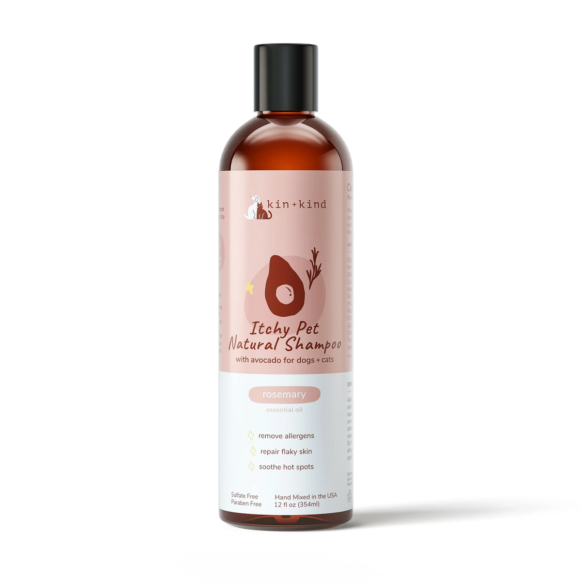 Kin+Kind Itchy Pet Natural Rosemary Dog Shampoo 12oz