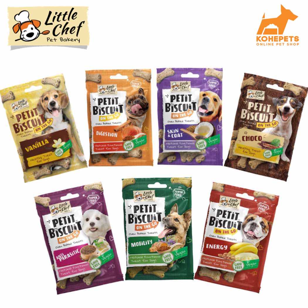 Little Chef Petit Biscuit On the Go Oven Baked Dog Treats 30g