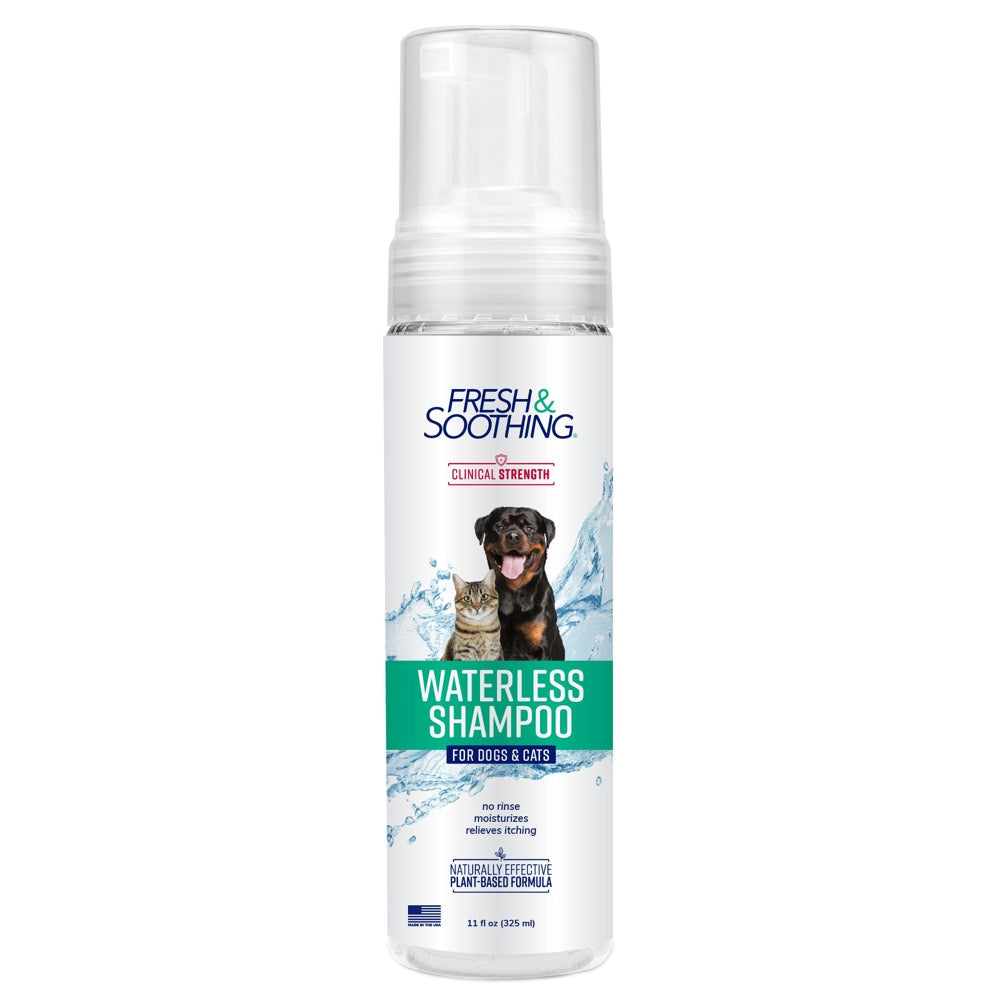 Naturel Promise Fresh & Soothing Natural Waterless Shampoo For Cats & Dogs 11oz