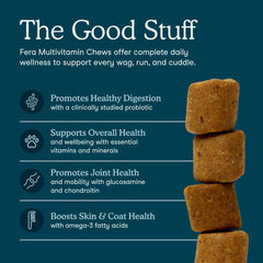 Fera Pets Multivitamin Supplement For Dogs 90 Soft Chews
