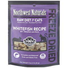 Northwest Naturals Whitefish Freeze Dried Raw Nibbles For Cats 11oz