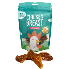 PetCubes Chicken Breast Jerky Grain-Free Treats For Cats & Dogs 50g