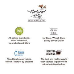 Natural Kitty Original Steamed Salmon Grain Free Cat & Dog Treat 25g