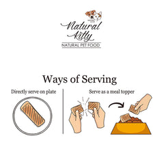 Natural Kitty Original Steamed Salmon Grain Free Cat & Dog Treat 25g