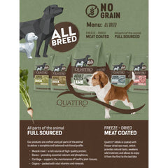 50% OFF: Quattro Duck Adult All Breed No Grain Dry Dog Food