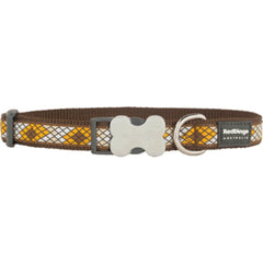 Red Dingo Monty Dog Collar (Brown)