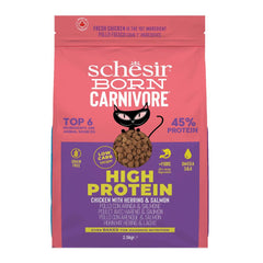 33% OFF: Schesir Born Carnivore Chicken with Herring & Salmon Oven Baked Dry Cat Food