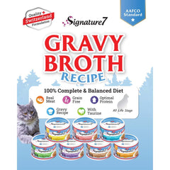 18% OFF: Signature7 Swiss Gravy Mackerel with Tilapia & Glucosamine (Fri) Canned Cat Food 70g