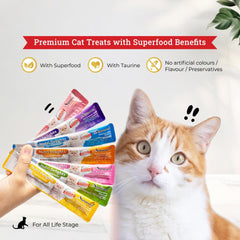 Signature7 Nutri Delights Superfood Whitemeat Tuna With Cranberry (Sat) Puree Cat Treats 60g