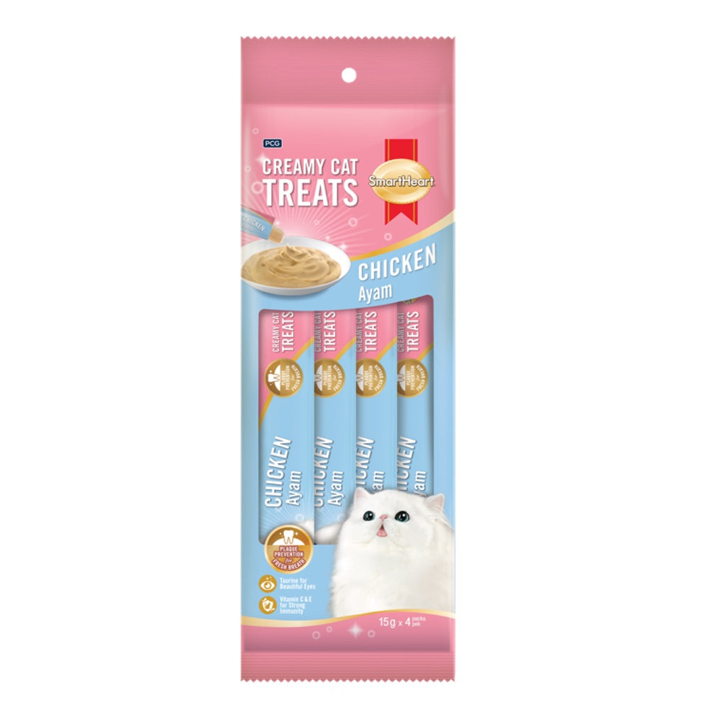 Smartheart Chicken Creamy Cat Treats 60g
