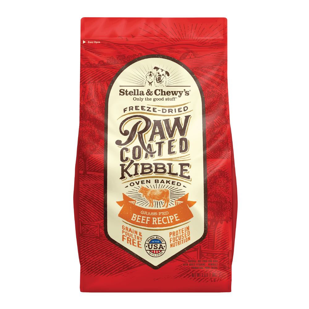 Stella & Chewy’s Freeze-Dried Raw Coated Kibble Grass-Fed Beef Grain-Free Dry Dog Food
