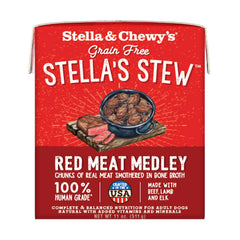 Stella & Chewy’s Stella’s Red Meat Medley Stew Grain-Free Adult Dog Stew 11oz