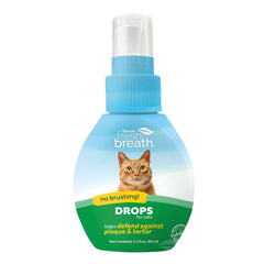 Tropiclean Fresh Breath Drops For Cats 2.2oz