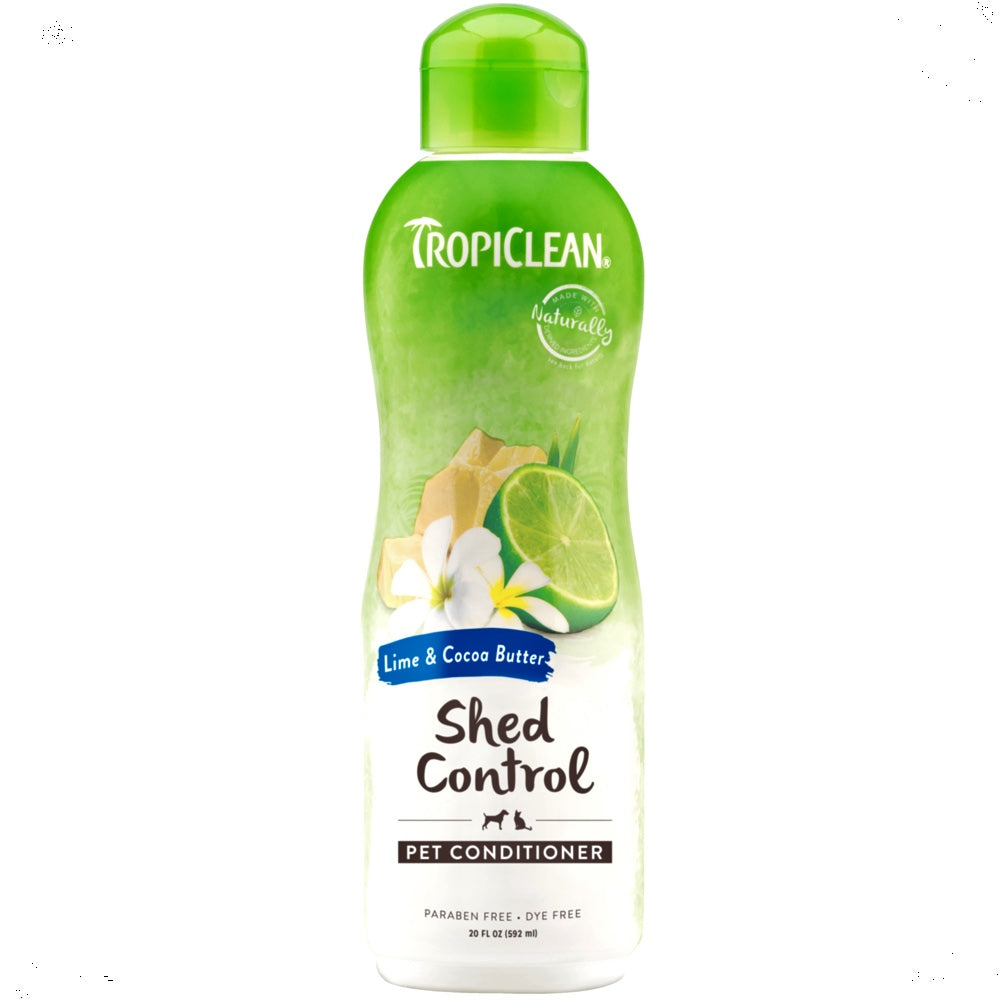 Tropiclean Lime & Cocoa Butter Shed Control Pet Conditioner 12oz