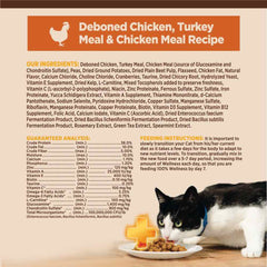 'FREE TREAT': Wellness CORE+ Indoor Chicken, Turkey & Chicken Meal Indoor Formula Dry Cat Food