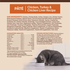 Wellness CORE Pate Chicken, Turkey & Chicken Liver Grain-Free Canned Cat Food 156g