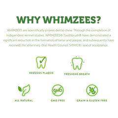 $12 OFF: Whimzees Variety Value Box Small Grain-Free Dental Dog Treats 56pc