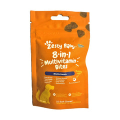 TRIAL SPECIAL $4 OFF (1 per order, Exp Feb26): Zesty Paws 8-in-1 Bites Chicken Flavor Dog Supplement Chews Trial Pack 10 chews