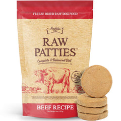 37% OFF: Absolute Bites Beef Freeze-Dried Raw Patties Dog Food 14oz