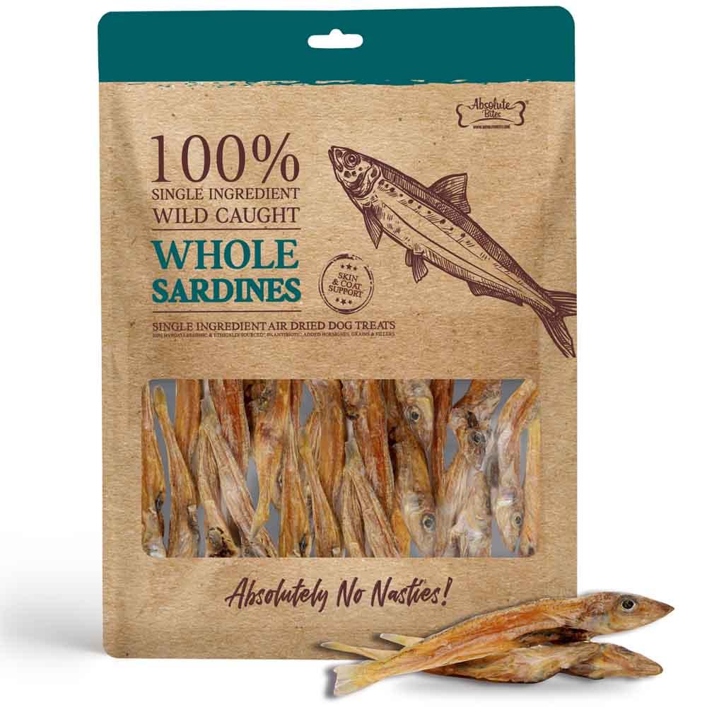 35% OFF: Absolute Bites Sardine Air Dried Dog Treats