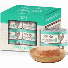 Absolute Bites Wild Age Chicken Complete & Balanced Diet Canned Cat Food 80g - Box of 6