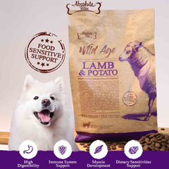 40% OFF: Absolute Bites Wild Age Lamb & Potato Dry Dog Food