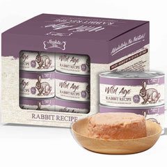 Absolute Bites Wild Age Rabbit Complete & Balanced Diet Canned Cat Food 80g - Box of 6